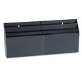 Rubbermaid Optimizers Six-Pocket Organizer, 26 21/32 x 3 4/5 x 11 9/16, Black 96060ROS